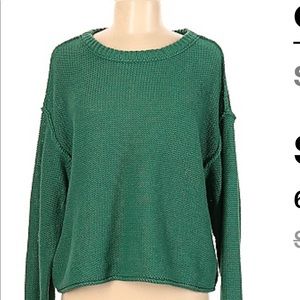 Green American Eagle pullover sweater